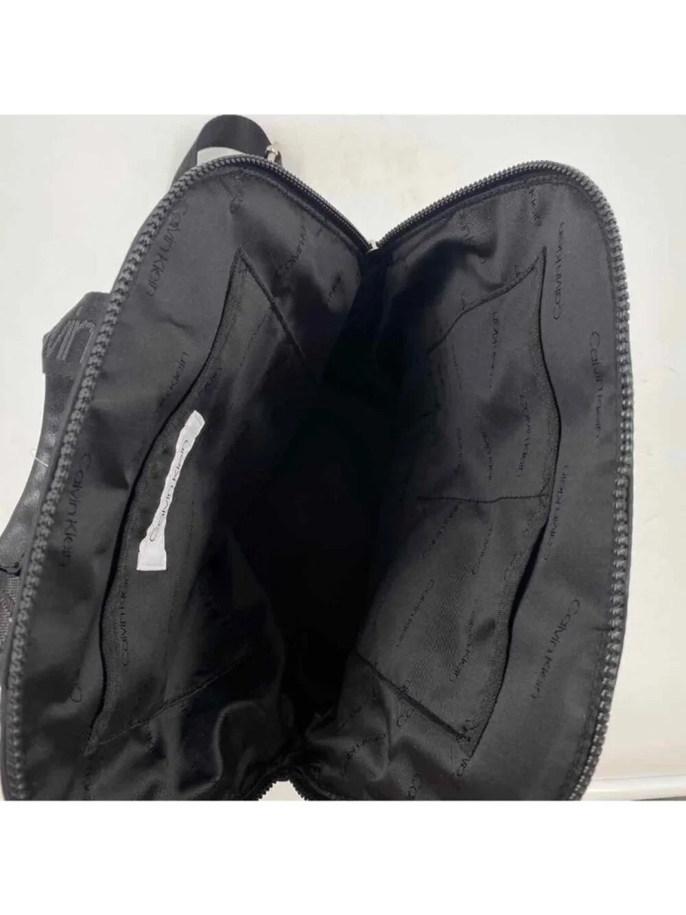 Calvin Klein Women's Black textured Backpack